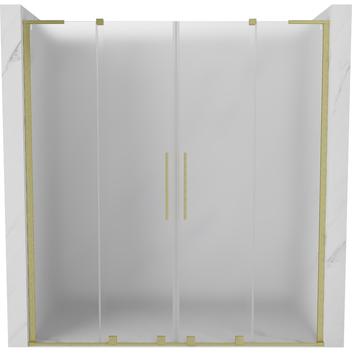 Mexen Velar L Duo usi de dus glisante 200 cm, satinat, auriu periat - 871-200-003-32-55