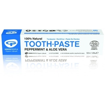 Pasta de dinti Green People cu menta organica, 50 g Pasta de dinti Green People cu menta organica, 50 g