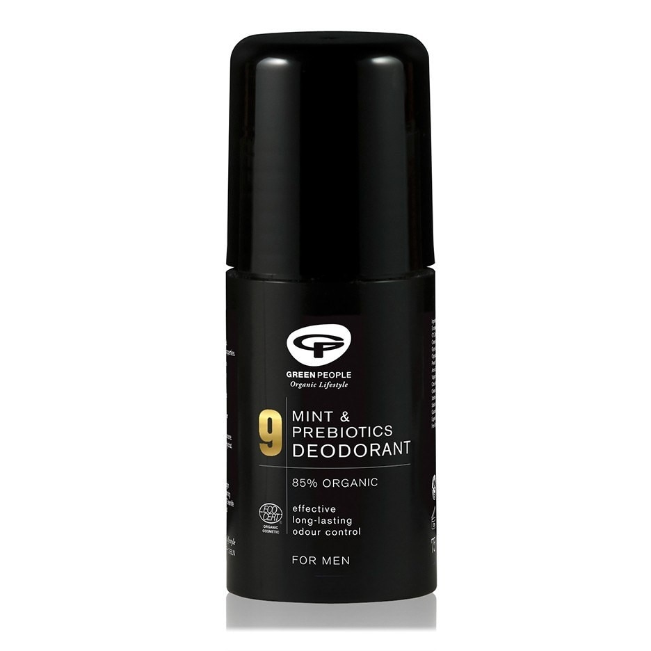 Deodorant Green People roll on pentru barbati, Stay Cool Prebiotics, 75 ml