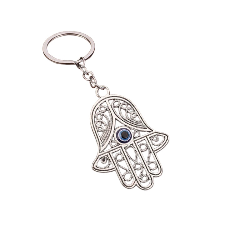 Kulcstartó Medál, Gonosz Szem Amulett Modell, Fatima Keze