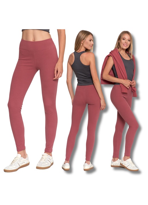 Bordázott harisnyanadrág, Moraj, magas derekú, rózsaszín, rugalmas anyag