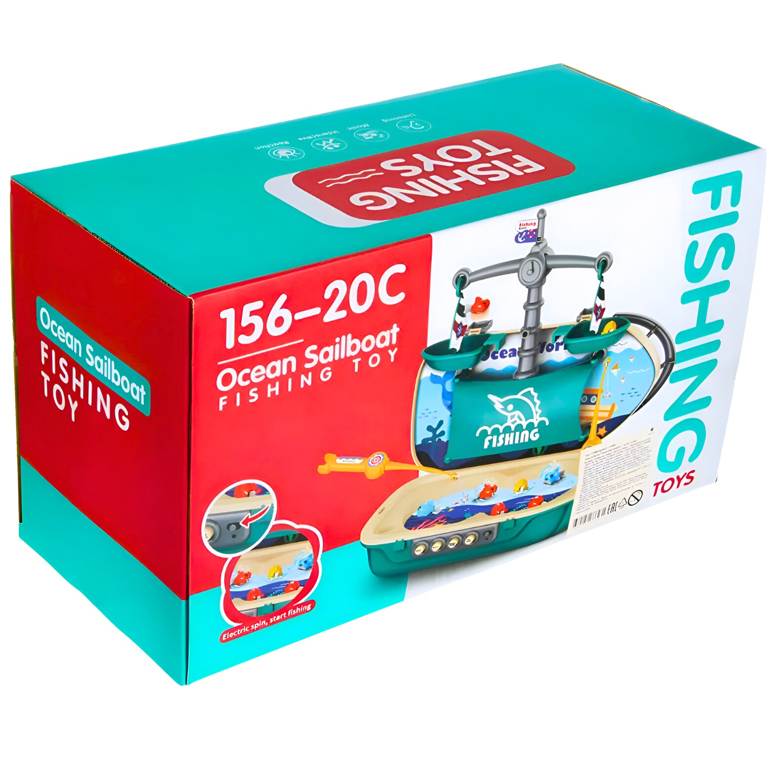 Jucarie interactiva copii, Maksik, set 3 in 1, vapor pirat cu