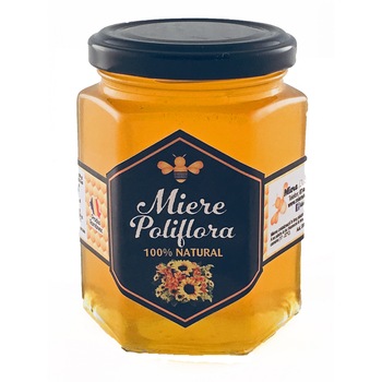 Miere poliflora 380 g 100 % naturala Miere poliflora 380 g 100 % naturala