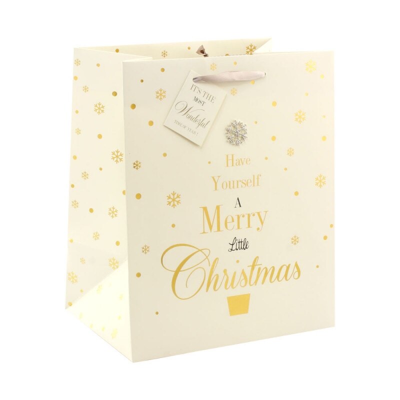 Punga cadou - Merry Christmas - Medium