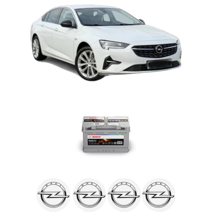 Baterie Acumulator 80 Ah 12 V 800 A OPEL INSIGNIA B Grand Sport (Z18) 1.5 (68) din 2017 KW 103 CP 140 CMC 1490, auto, Bosch, 4x Stickere auto cu OPEL