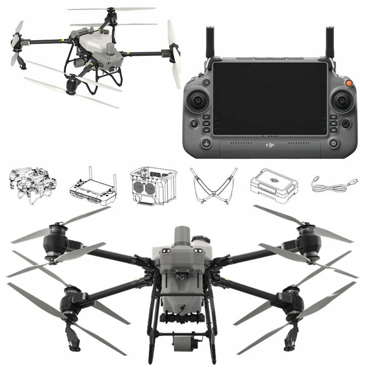 Drona DJI Agras T50, 2800x3085x820 mm
