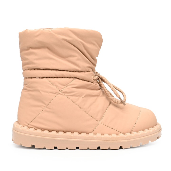 Cizme de dama, Din material fas cu interior imblanit, CD1032, Kaki 36