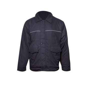 Jacheta de lucru Fence, cu dunga alba, 7 buzunare, pentru barbati, Bleumarin, Marime: 2XL Jacheta de lucru Fence, cu dunga alba, 7 buzunare, pentru barbati, Bleumarin, Marime: 2XL