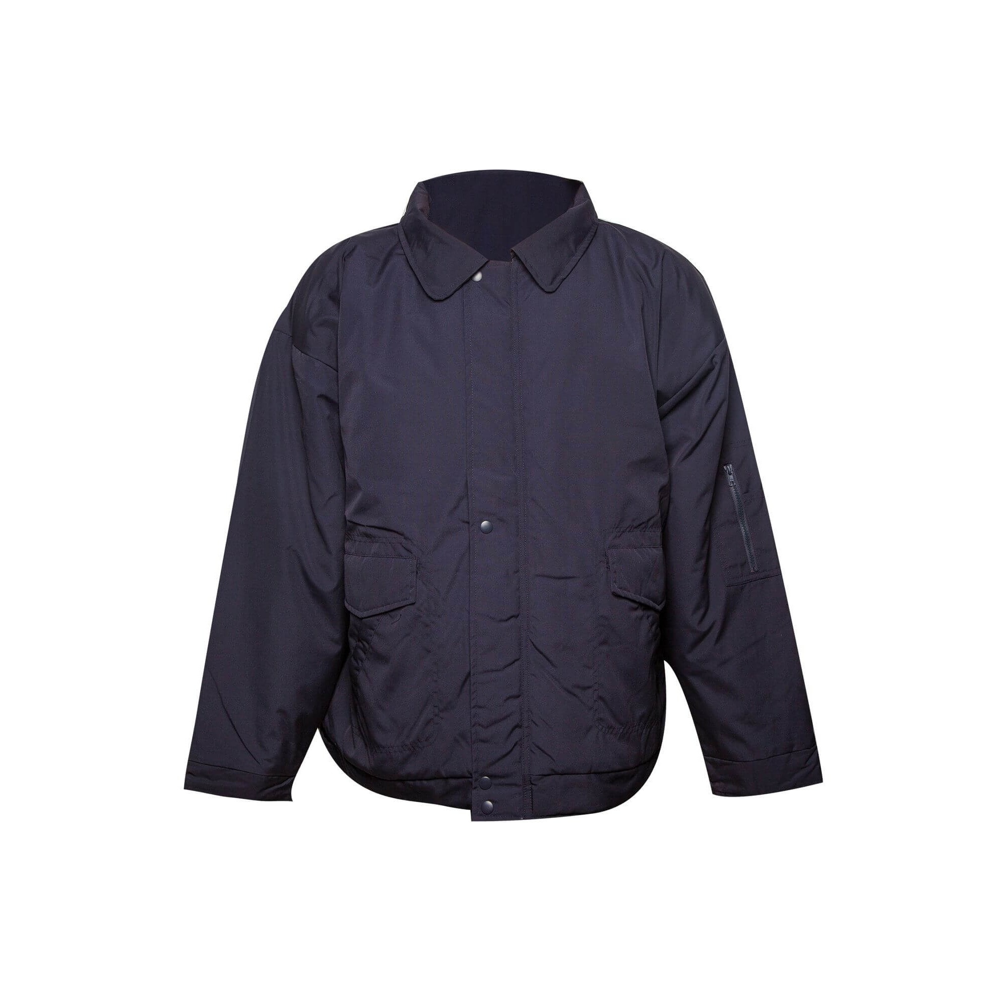 Jacheta de lucru, 7 buzunare, cu fermoar, pentru barbati, Bleumarin, Marime: 4XL