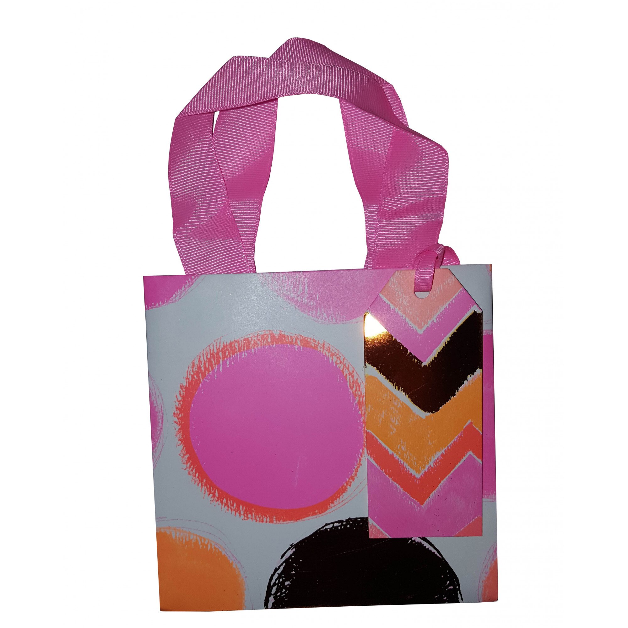 Punga mica pentru cadouri - Neon Pink