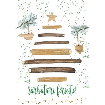 Felicitare - Natural Christmas Tree Felicitare - Natural Christmas Tree