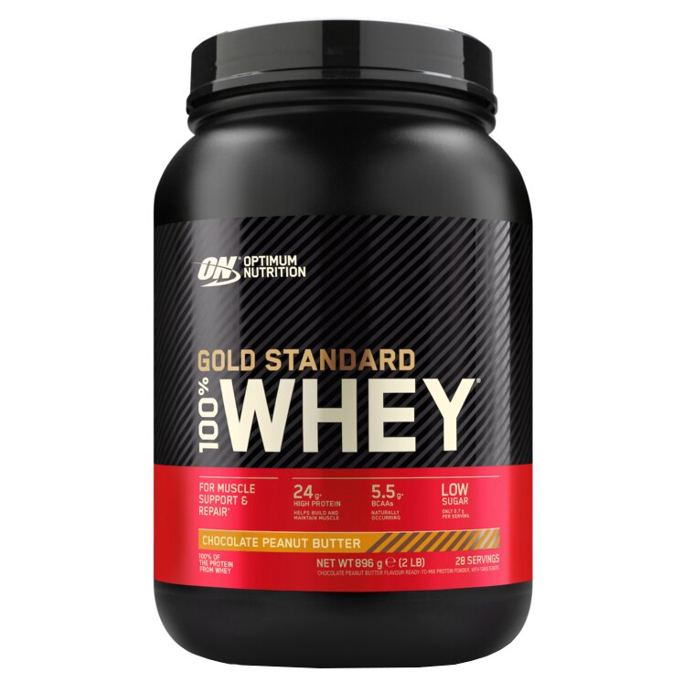 Optimum Nutrition ON 100% Whey Gold Standard chocolate peanut butter, 908g