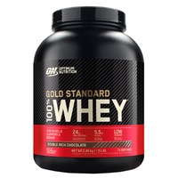 Supliment nutritiv Optimum Nutrition ON 100% Whey Gold Standard double rich chocolate, 2.27 kg