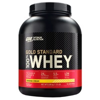 Supliment nutritiv Optimum Nutrition ON 100% Whey Gold Standard banana cream, 2.27 kg