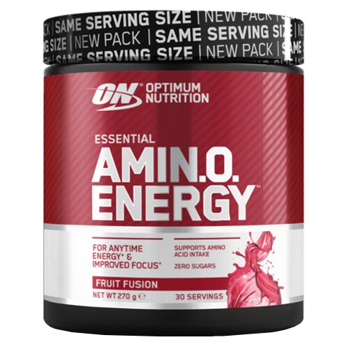Aminoacizi, BCAA, Optimum Nutrition ON Amino Energy Fruit Fusion, 270g