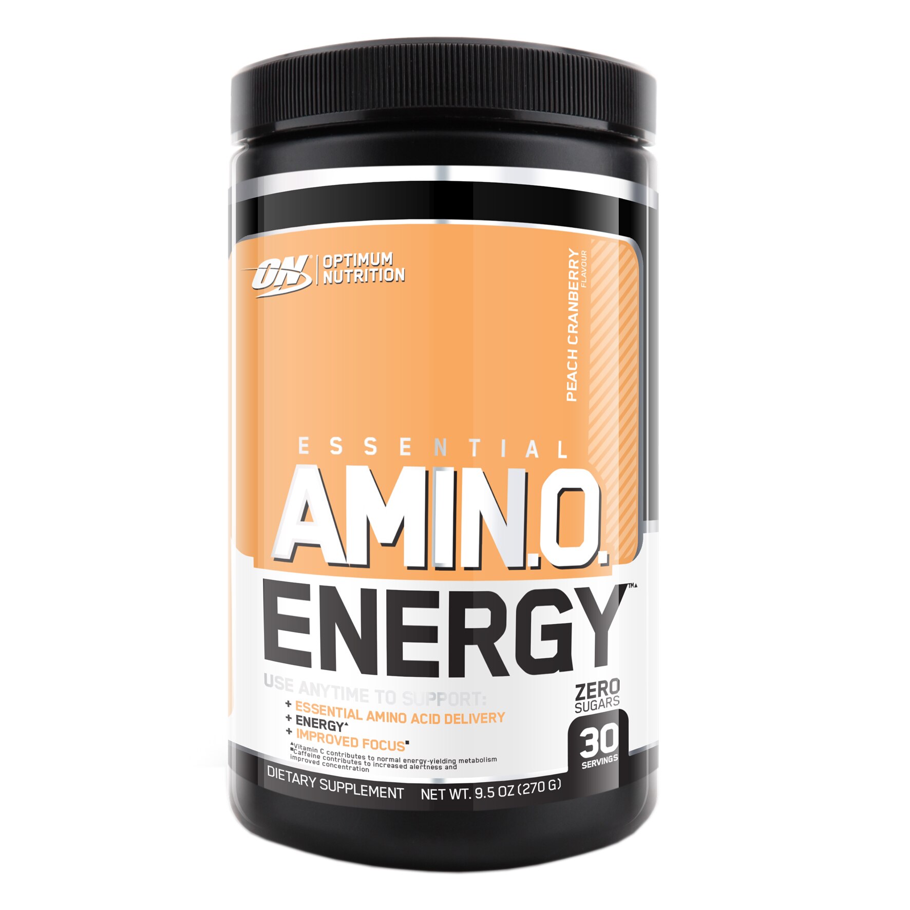 Pudra energizanta Optimum Nutrition Amin.O.Energy Peach Cranberry, 270 g