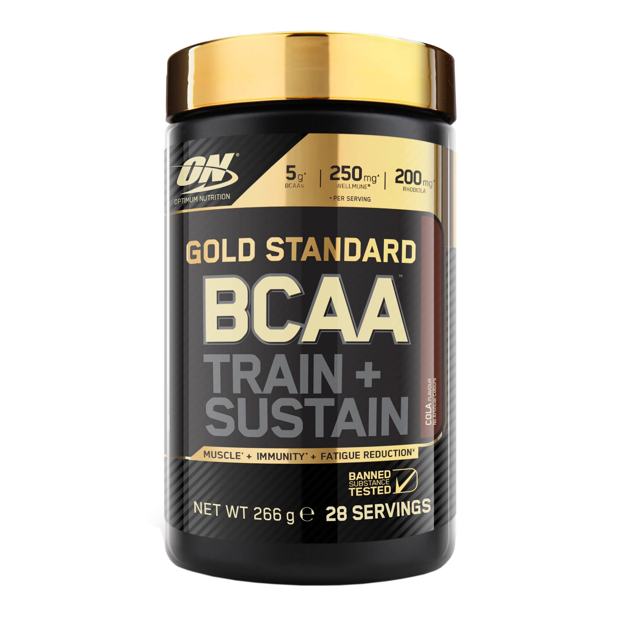 Pudra energizanta Optimum Nutrition Gold Standard BCAA Cola, 266 g