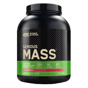Optimum Nutrition ON Serious Mass strawberry, 2.73kg Optimum Nutrition ON Serious Mass strawberry, 2.73kg