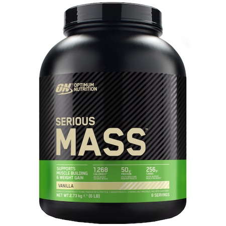 Gainer, proteine din zer Optimum Nutrition, ON Serious Mass, vanilie, 2.73 kg