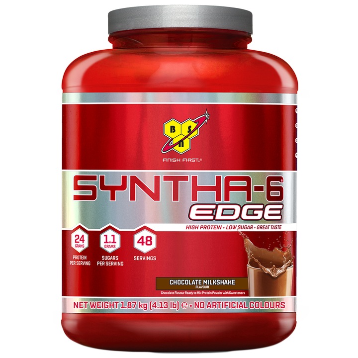 Хранителна добавка BSN Syntha-6 Edge Chocolate Milkshake, Енергизираща, 1.87 кг