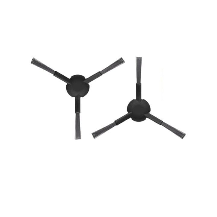 Set doua perii laterale PAA-home, compatibile Xiaomi Mi Robot Vacuum-Mop Mijia 1C, STYTJ01ZHM, negre