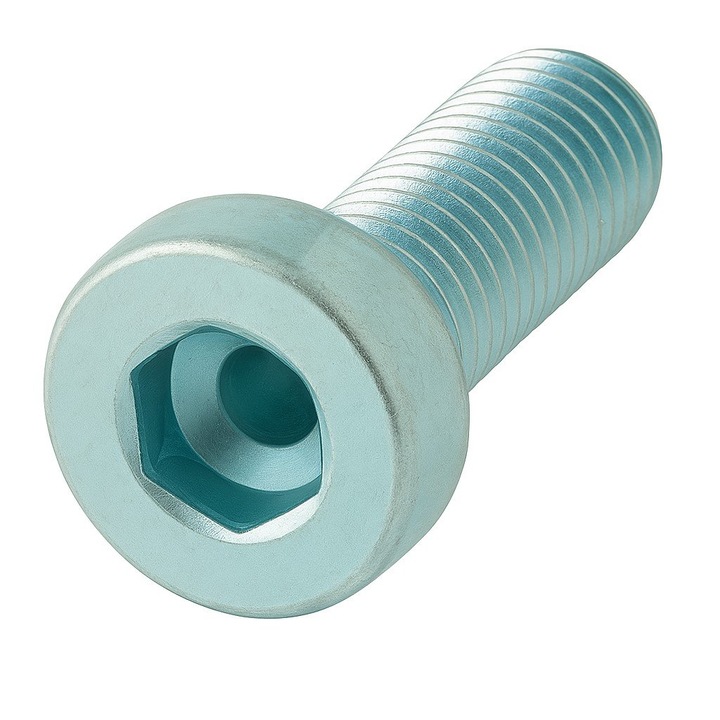 Set 50 buc - Surub cap cilindric redus locas imbus DIN 6912 8.8 M16x60 otel zincat