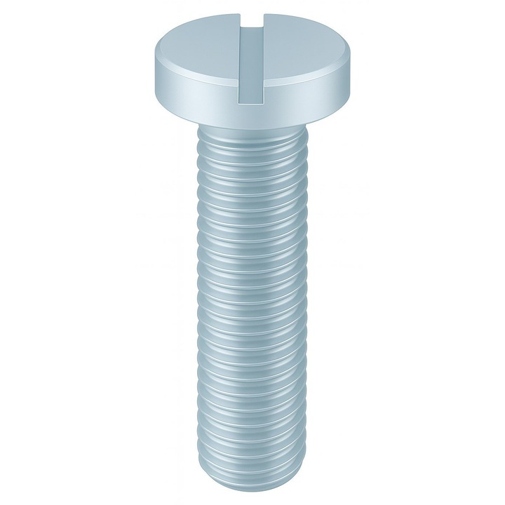 Set 2000 buc - Surub cap cilindric crestat DIN 84 4.8 M3x20 otel zincat