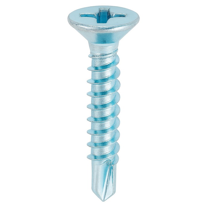 Set 1000 buc - Surub autoforant cap inecat DIN 7504P 4.8x16 otel zincat