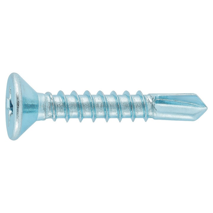 Set 500 buc - Surub autoforant cap inecat DIN 7504P 4.8x19 otel zincat