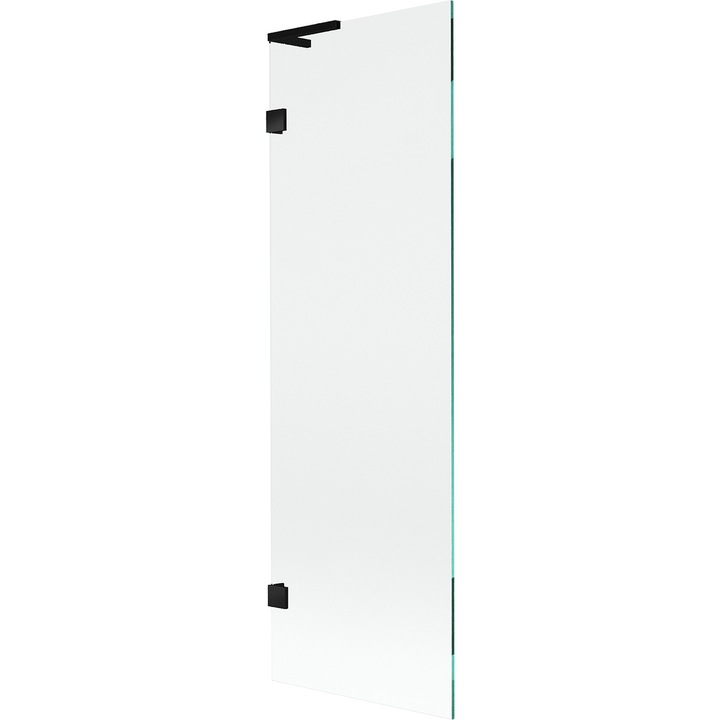 Paravan de baie Mexen Lunar L, 60x150cm, transparent, negru