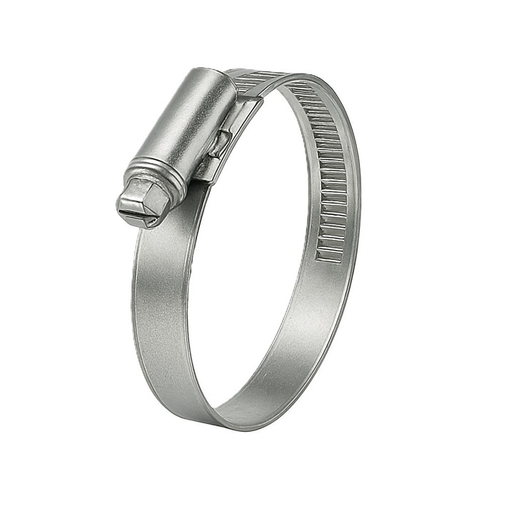 Set 100 buc - Colier metalic pentru tevi cu surub DIN 3017 20-32/9mm W4 inox A2