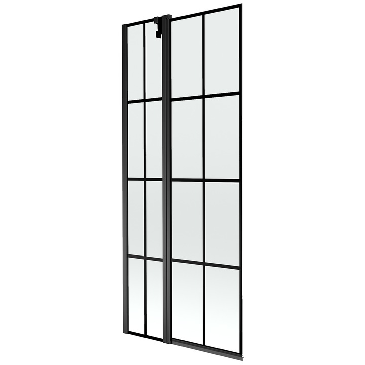 Mexen Flip paravan cada 1-aripa 80 x 150 cm, Model negru, Neagra - 894-080-101-70-77