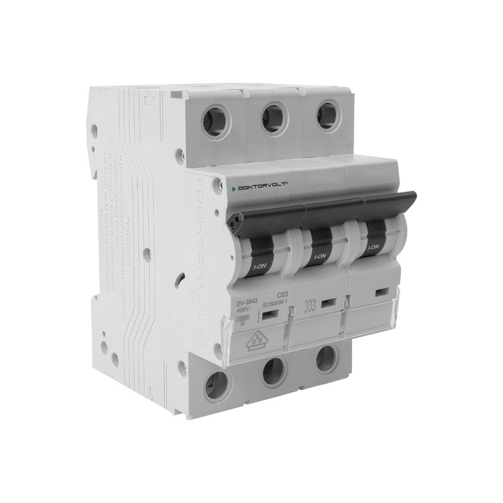 Siguranta electrica, Doktorvolt, MCB 10kA 3P 63A, 400V, IP20