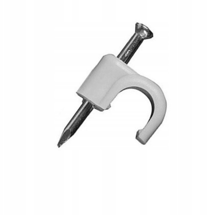 Set 100 Suporturi cablu, Elektro-Plast, 10mm, 16x25mm, Alb