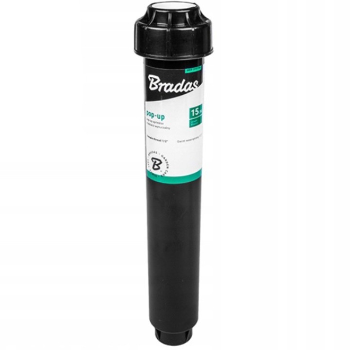 Пръскачка, Bradas, 6", 15см, 3/8", пластмаса, черна