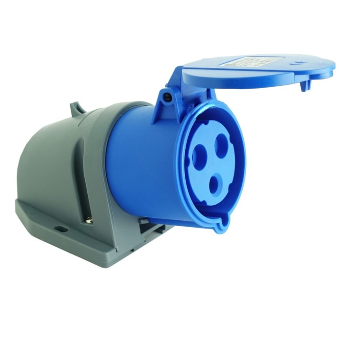 Gniazdo natynkowe camping 3P 32A IP44 230V, 3 poli, dimensiuni 4082