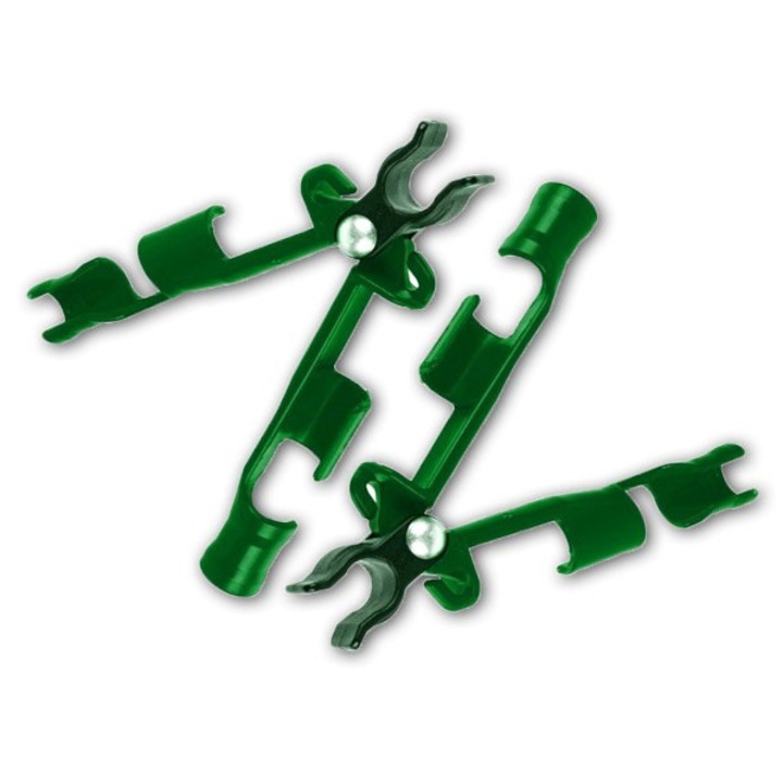 Set Conector superior pentru tevi 16 mm, Bradas, 3 bucati, verde RAL6005