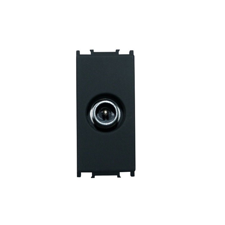 Mufa TV, TEM, 1dB 1M, negru