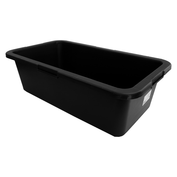 Recipient pentru constructie 40L, DoctorVolt, rezistenta la impact, neagra, 40x22x70cm