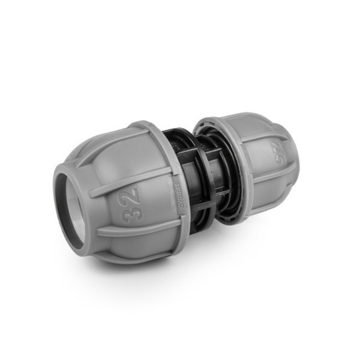 Mufa reducatoare PE 50/32mm, BRADAS, presiune 10 Bar, material polipropilena, 50g