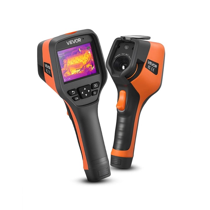 Camera cu termoviziune IP54 infrarosu, ecran color 2.8”, Transfer Wi-Fi, 2592 x 1944 pixeli, Li-ion, -20°C pana la 550°C, Zoom digital