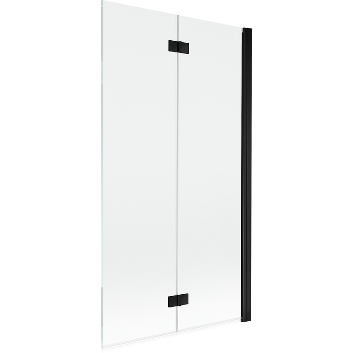 Mexen Mist paravan de dus cu 2 usi batante, dreapta, 100 x 150 cm, transparent, negru - 8A9-100-002-70-00-P
