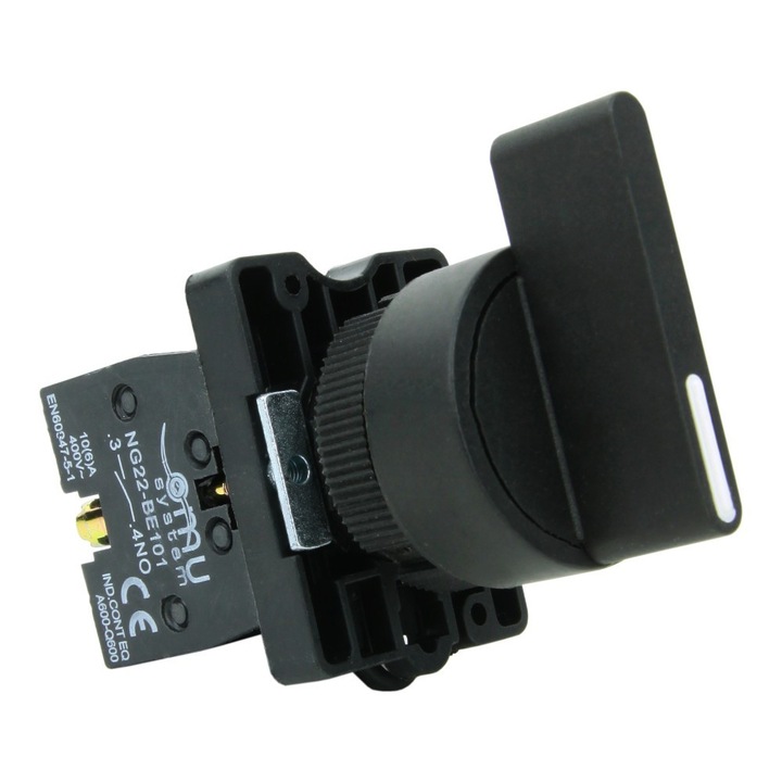 Intrerupator XBS, 1-0-2, 6A, 230V, 22mm