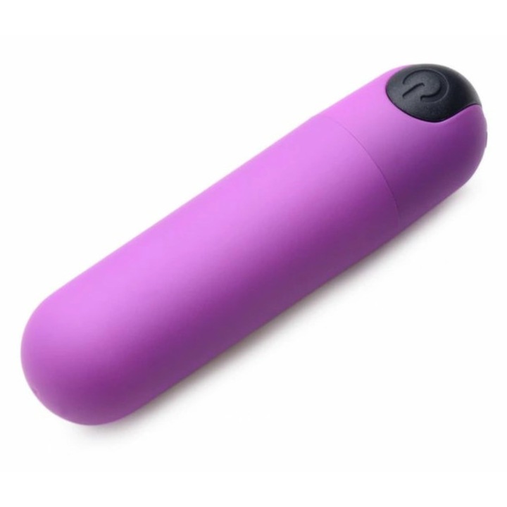 Вибратор мини XR BRANDS, точков масаж, компактен, водоустойчив, виолетов