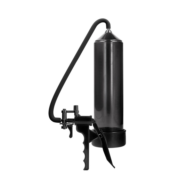 Помпа за пенис, Pumped by Shots, модел за начинаещи, прозрачна, 22x6см