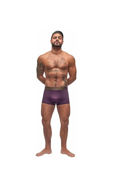 Rövidnadrág, Male Power, avantgárd, selymes felületű, szexi fehérnemű, XL INTL