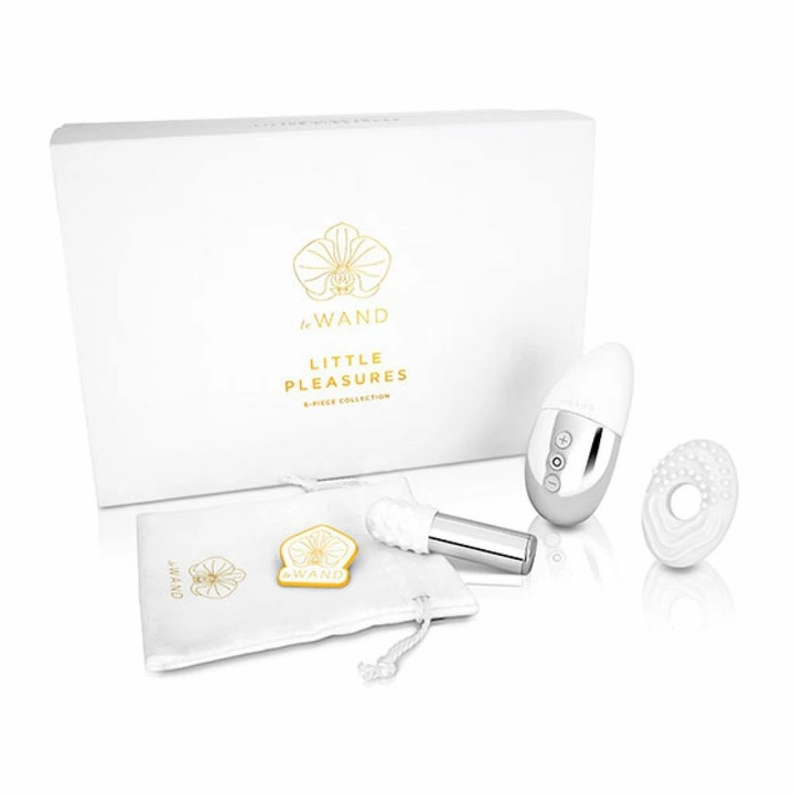 Set vibrator Le Wand Little Pleasures 6 in 1, tip Bullet, 7,9x2,3cm, 9,6x4,7x3,5cm
