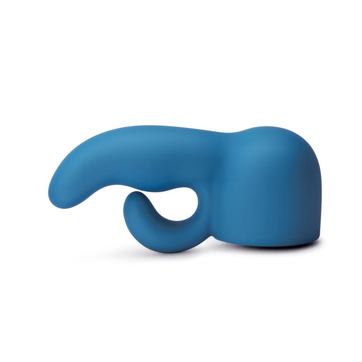Vibrator Le Wand Petite Dual Weighted, silicon medical, gri, 13x7.4cm