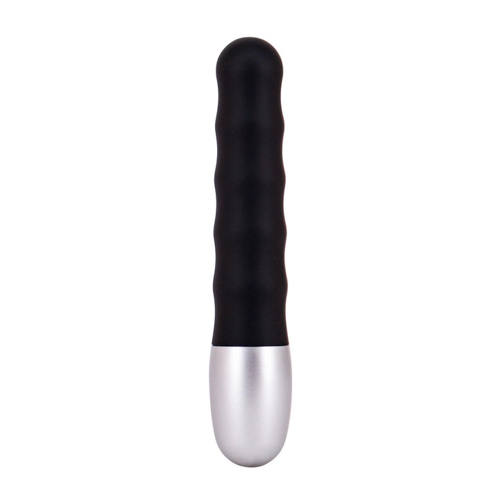 Vibrator, Seven Creations, Negru/Argintiu, 12x2.2 cm