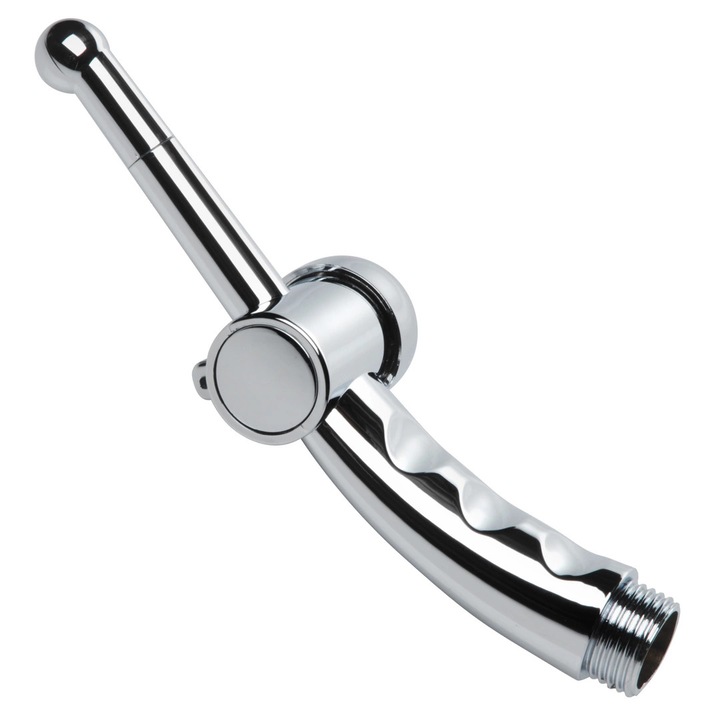 Duza de curatare cu regulator de flux Clean Stream, XR Brands, 14cm, neagra